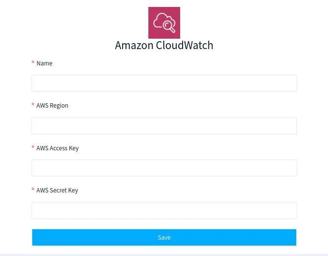 Configure AWS CloudWatch and X-Ray with Apica 1 Adding Amazon CloudWatch data source